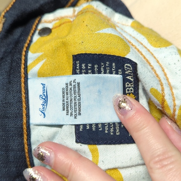 Lucky brand 6/28 Sophia skinny dark wash jean - Picture 7 of 7